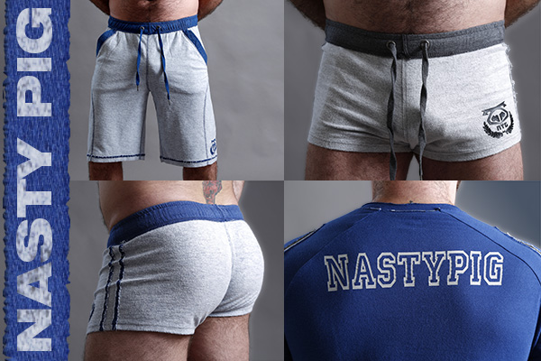 Nasty Pig Reverse Fleece Shorts Trunks and 19 Tees