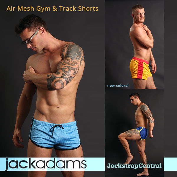 Jack Adams Air Mesh Shorts at Jockstrap Central