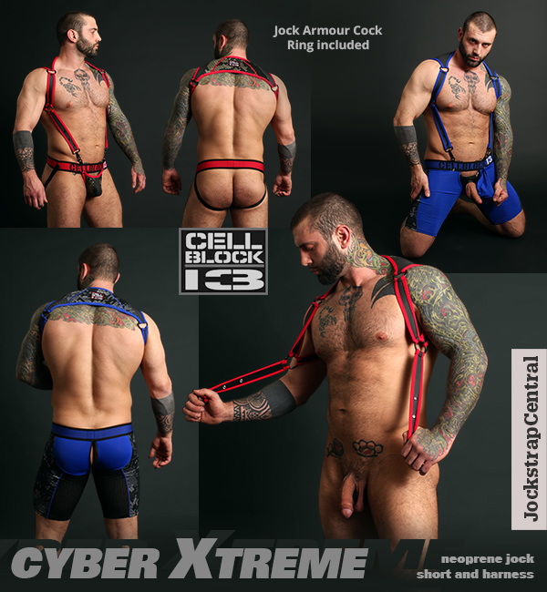 Cellblock 13 Cyber X-treme Jockstraps, Shorts and Harnesses