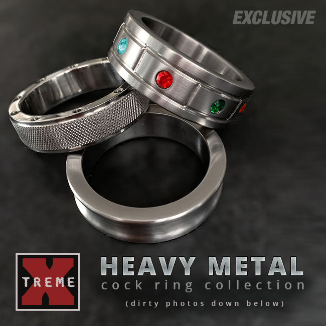 Xtreme Heavy Metal Cock Rings